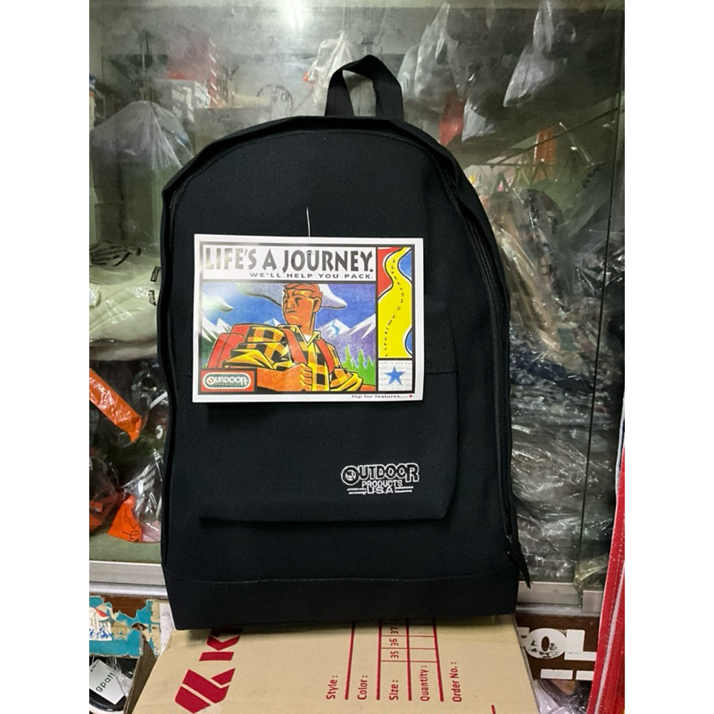 กระเป๋าเป้ Outdoor กระเป๋านักเรียน สะพายหลัง มีบิลเบิกโรงเรียนสั่งทางแชท