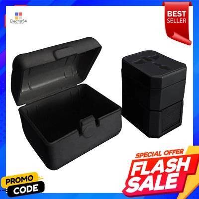 Adapter(ใช้ได้ทั่วโลก) หัวปลั๊กแปลงไฟ LUZINO รุ่น ST06 สีดำ Plug Adapter LUZINO Model ST06 Black