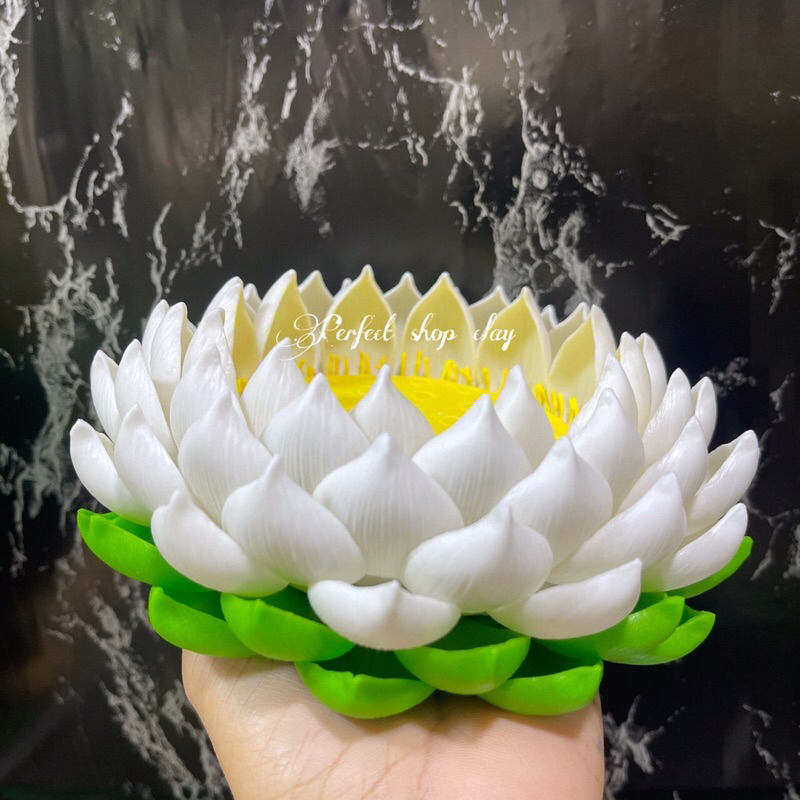 ฐานรององค์พระองค์เทพ ดินไทยแบบนิ่มไม่แตกหัก ขนาดเส้นผ่าศูนย์กลาง4นิ้วกลีบ7ชั้น ราคาชิ้นละ 289 มี 7สี - รูปที่ 6