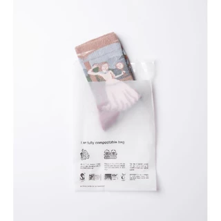 ซองฝากาวแบบขุ่นย่อยสลายได้ biocompostable bag (50 ใบและ100ใบ/แพ็ค) แบบมีลาย gco01