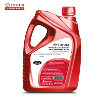 TOYOTA น้ำมันเครื่องกึ่งสังเคราะห์ เกรด10W-30 CT4 ขนาด 6 ลิตร