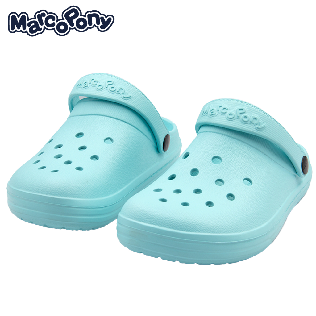 Marco Pony รองเท้าแตะผู้หญิง รัดส้นรองเท้าหัวโต รุ่นเบา นุ่ม สบายเท้า 3cmพื้นหนา น่ารัก กันลื่น พื้นนิ่ม หิ้วนอก MH9015W