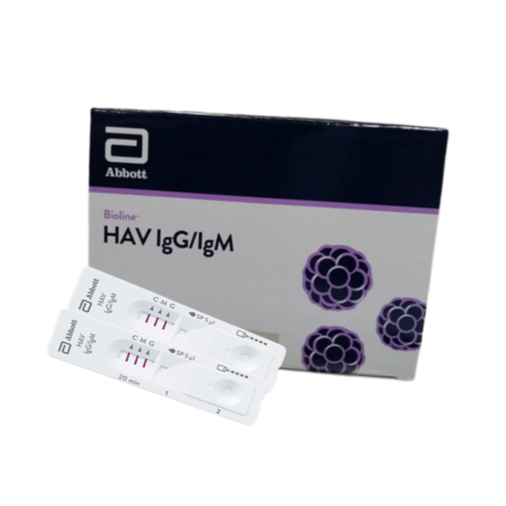 Abbott Bioline HAV IgG/IgM ชุดตรวจหาไวรัสตับอักเสบ เอ