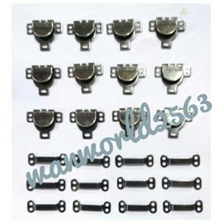 ตะขอกางเกงเนื้อทองเหลือง  สี(เงิน)นิเกิล และสีรมดำ ไม่เป็นสน…