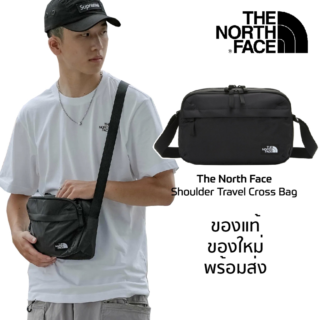 กระเป๋า The North Face - Travel Cross Bag ผ้า Nylon twill จากญี่ปุ่น กันน้ำ💯 ของแท้💯 ของใหม่ พร้อมส่งจากไทย