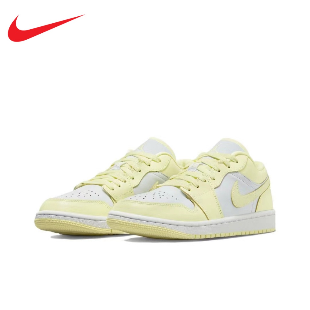 Jordan Air Jordan | Durable Low Top Retro Basketball Shoe Women's Yellow White