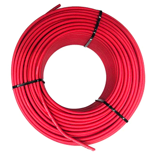 สายไฟโซล่าเซลล์ ยี่ห้อ LINKและ SolarLink (สีแดง,ดำ) แบ่งขาย 10 เมตร CABLE PV-4SQM (solar cell) สายโซล่าเซลล์ สายไฟ สายไฟ