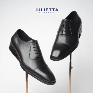 JULIETTA - Oxford Captoe Calfskin : Black (Square Toe)