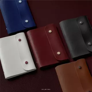 สลักชื่อฟรี HILMYNA Twelve Notebook BL1 (NIGHT) A5 สมุดปกหนังเปลี่ยนกระดาษได้ ขนาดA5 แบบกระดุมล๊อค