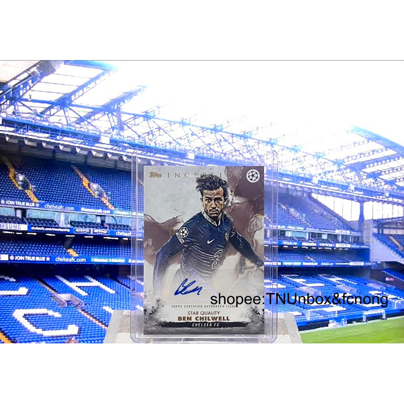 การ์ดลายเซ็นนักฟุตบอล 2022-23 Topps Inception - Ben Chilwell