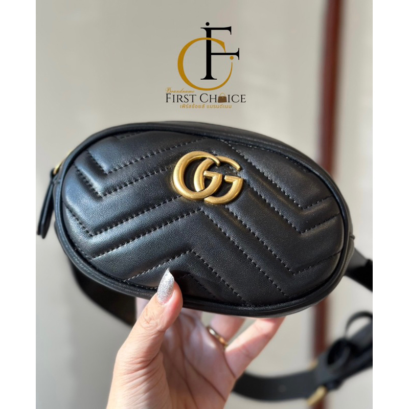 Gucci GG Marmont Belt Bag 👜  สามารถถอดออกใช้เป็นเข็มขัดอย่างเดียวได้ บอกเลยว่าคุ้ม ซื้อ1 ได้ถึง 2