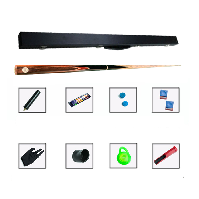 JX001ไม้สนุ๊กเกอร์พร้อมกล่องหนังและอุปกรณ์ครบชุด ขนาด 2 ท่อน Snooker - รูปที่ 4