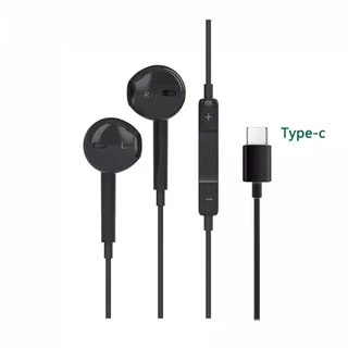 หูฟังtypec SM สำหรับอินเทอร์เฟซ type c มีไมโครโฟน เล่นเกม ปรับระดับเสียง（รับประกัน 1 ปี）ใช้ได้กับทุกยี่ห้อ ของแท้100%