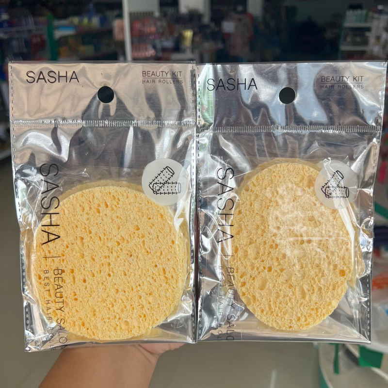 ฟองน้ำขัดหน้าทรงรีทรงกลมSASHA