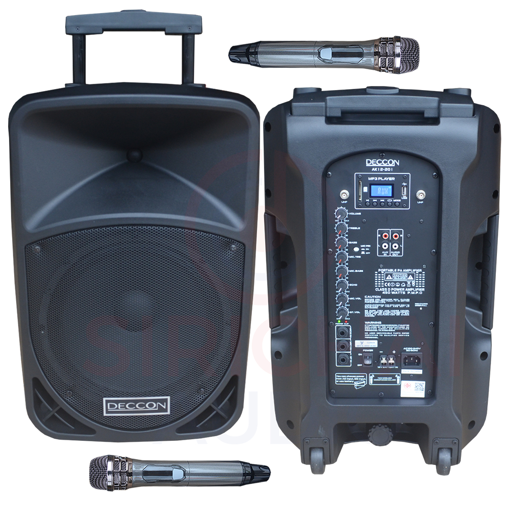 ลำโพงล้อลาก(15นิ้ว) DECCON รุ่น AK15-201 (no.2) รุ่นใหม่ล่าสุด