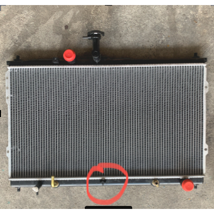 182 หม้อน้ำ ฮุนได H1 A1 พัดลมเดี่ยว Hyundai H1 1 FAN car radiator