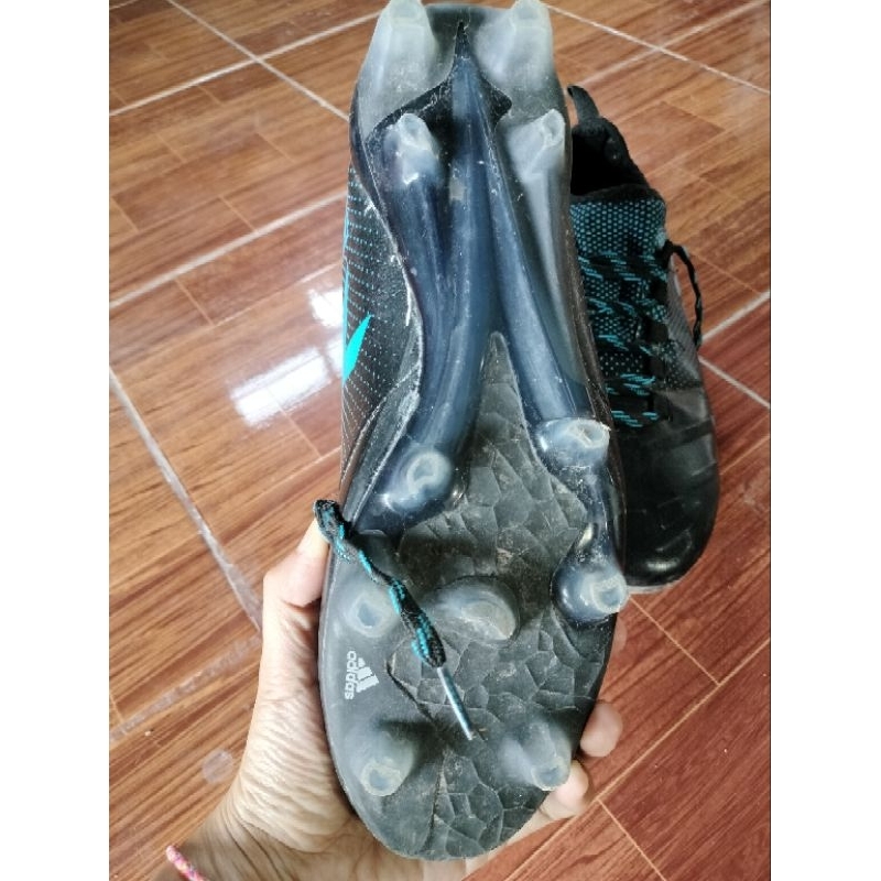 【บางกอกสปอต】Adidas X 17.1 มาใหม่ รองเท้าฟุตซอล  รองเท้าผ้าใบกีฬา Futsal Shoes size 42 มือสองสภาพดี