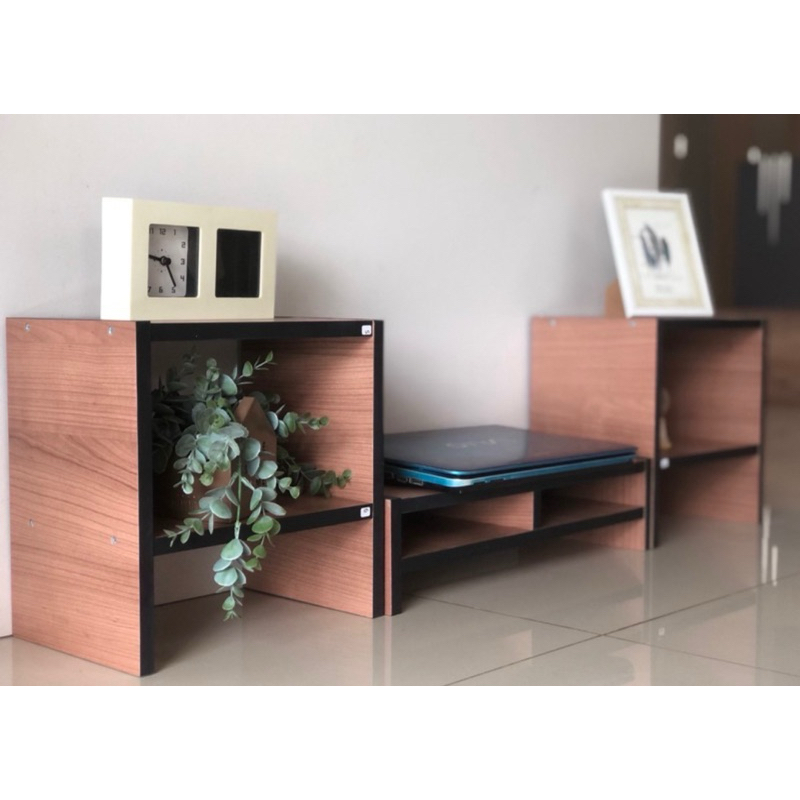 ProSpace ชั้นวางจอคอม ที่วางจอคอม ชุดวางจอ Angasso 3ชิ้น/ชุด มี 5 สีให้เลือก (สุดคุ้ม) มินิมอล - รูปที่ 2