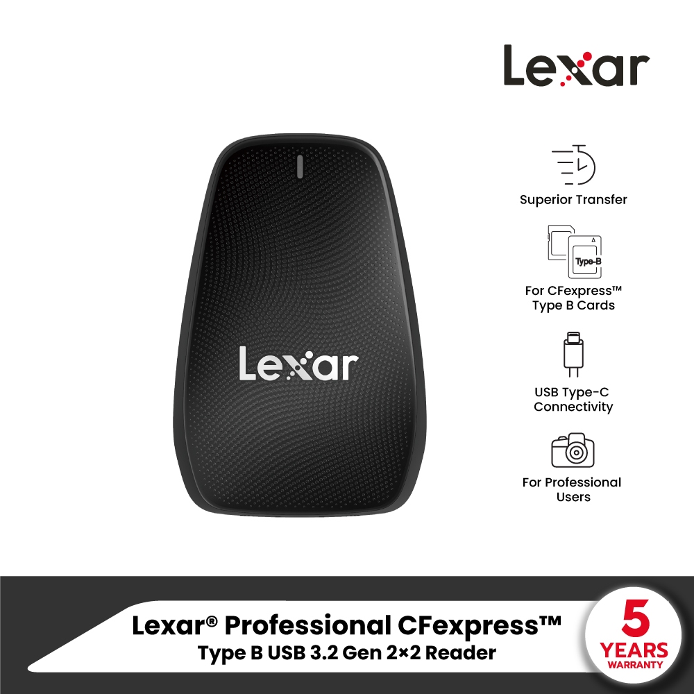 Lexar CFexpress TypeB USB3.2 Gen2×2 Card Reader (การ์ดรีดเดอร์) (LRW550U)