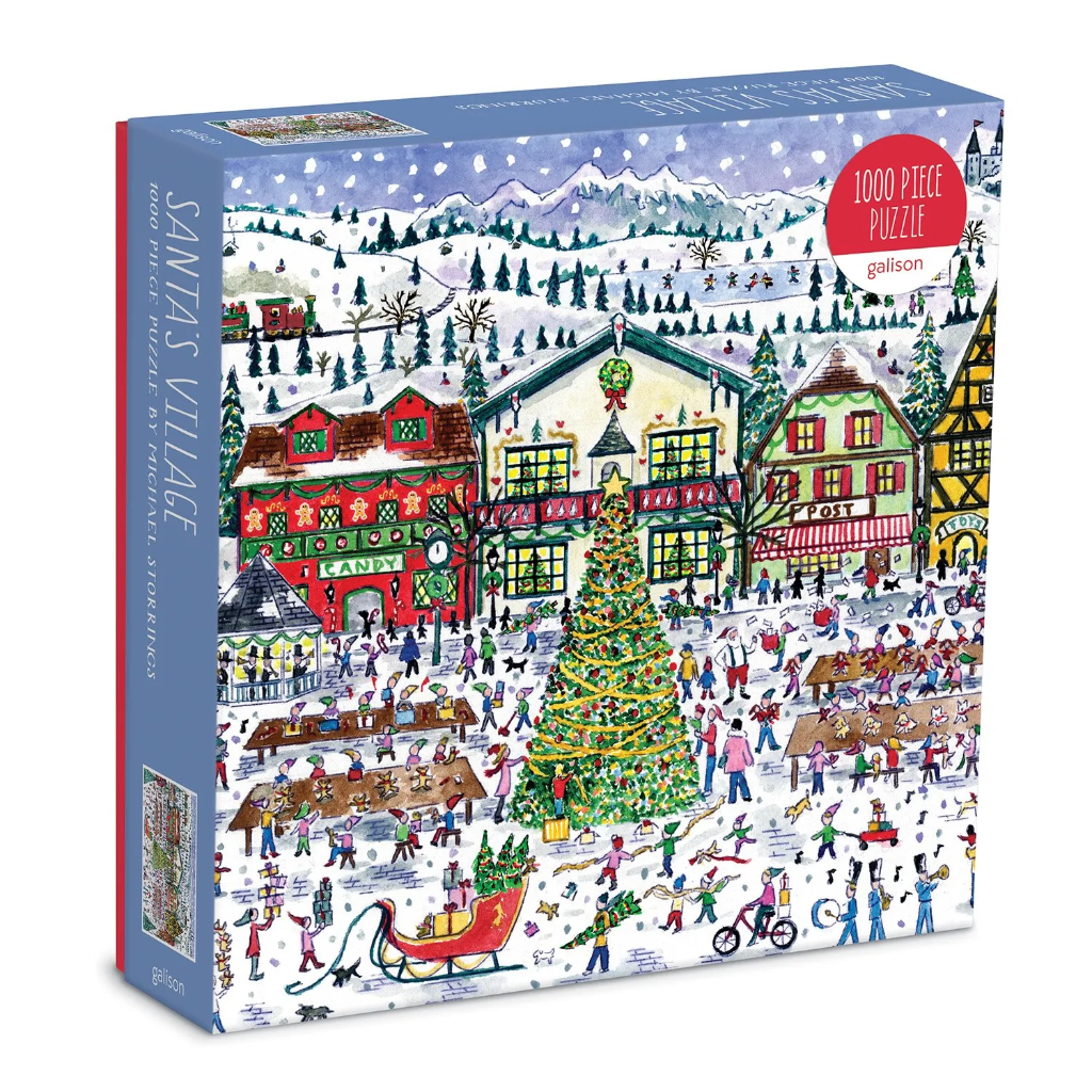 จิ๊กซอว์ 1,000 ชิ้น ลายMichael Storrings Santa's Village 1000 Piece Puzzle