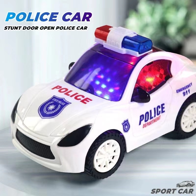 ของเล่นรถชนถอย POLICE ของเล่นรถตำรวจ SPORT CAR รถสปอร์ต มีเสียง มีไฟ