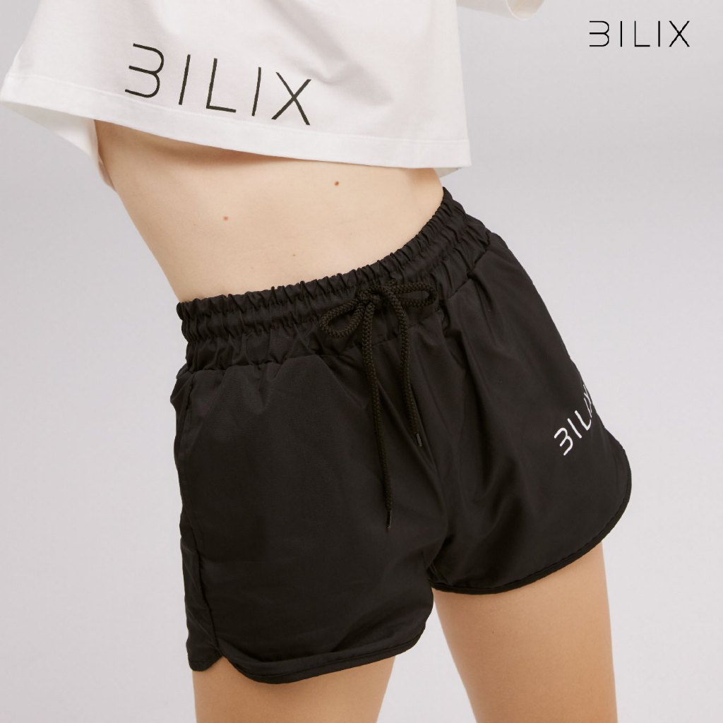 BILIX JUPIT SHORTS กางเกงขาสั้นออกกำลังกาย เอวยางยืด กระชับสัดส่วน กระเป๋า 2 ข้าง ใส่สบาย