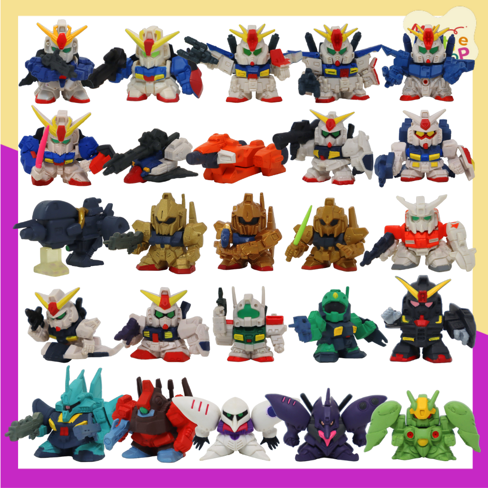 🌈พร้อมส่ง🌈 กันดั้มจิ๋ว กาชาปอง Gashapon Bandai SD Gundam Full Color Gundam Zeta ลิขสิทธิ์แท้💯