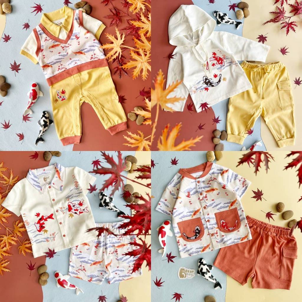 𝐁𝐞𝐚𝐫 𝐇𝐮𝐠 Momijigari The Collection ชุดเด็กผู้ชาย 3M-5Y