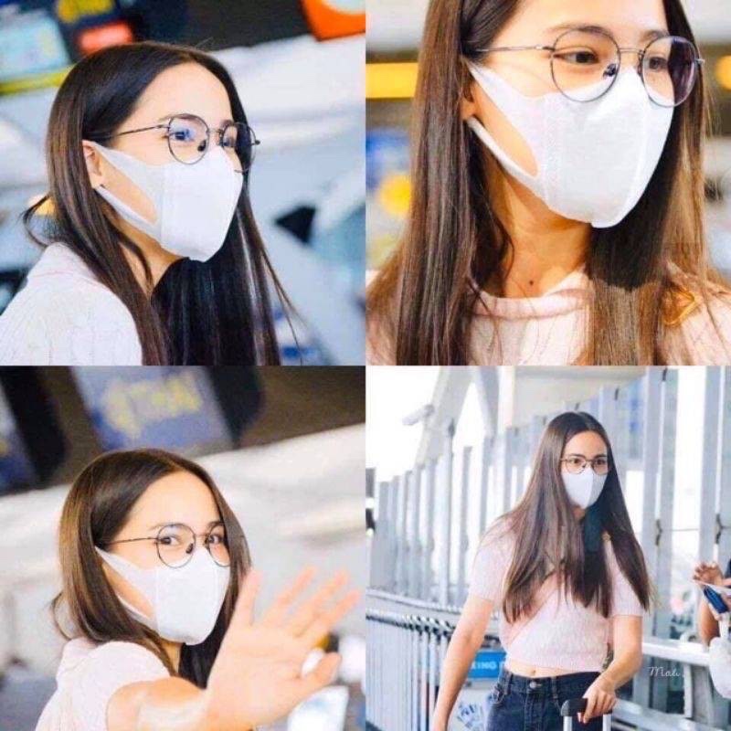 🔥ส่งไว🔥แมส5D ทรงญาญ่า ใส่สบายไม่เจ็บหู หน้ากากอนามัย 5D Famapro นกฟ้า ผ้าปิดจมูก แมสปิดจมูก