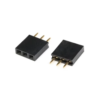 ซ็อกเก็ต แถวเดี่ยว ตัวเมีย จั้มเปอร์ Pin Header Female Single Row pitch 2.54mm connector ก้างปลา