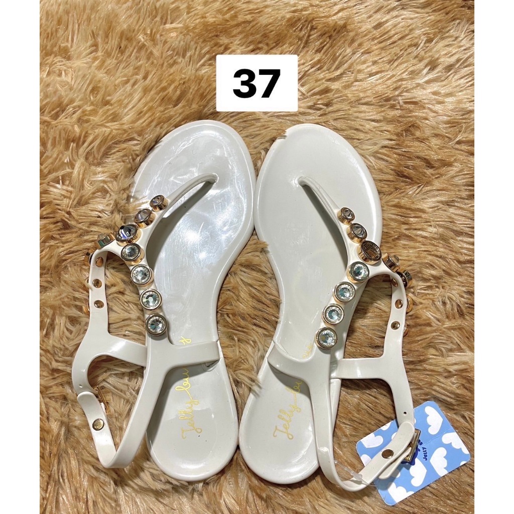 JELLY BUNNY รองเท้าแตะรัดส้นผู้หญิง Size 37