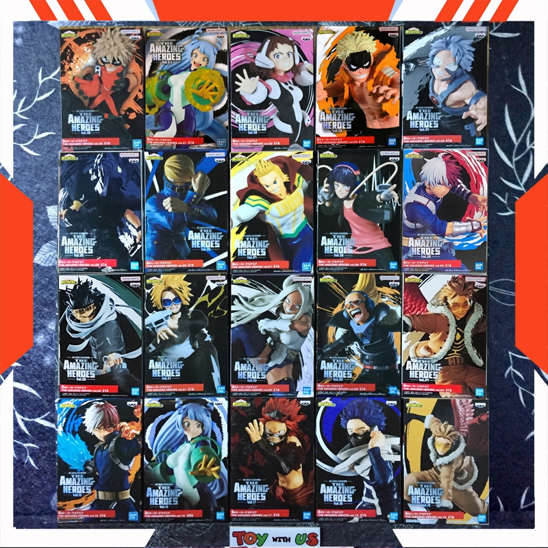 BANDAI FIGURE: THE AMAZING HEROES - MY HERO ACADEMIA / มายฮีโร่ อคาเดเมีย - THE AMAZING HEROES (ฟิกเกอร์แท้ ล็อต JP)