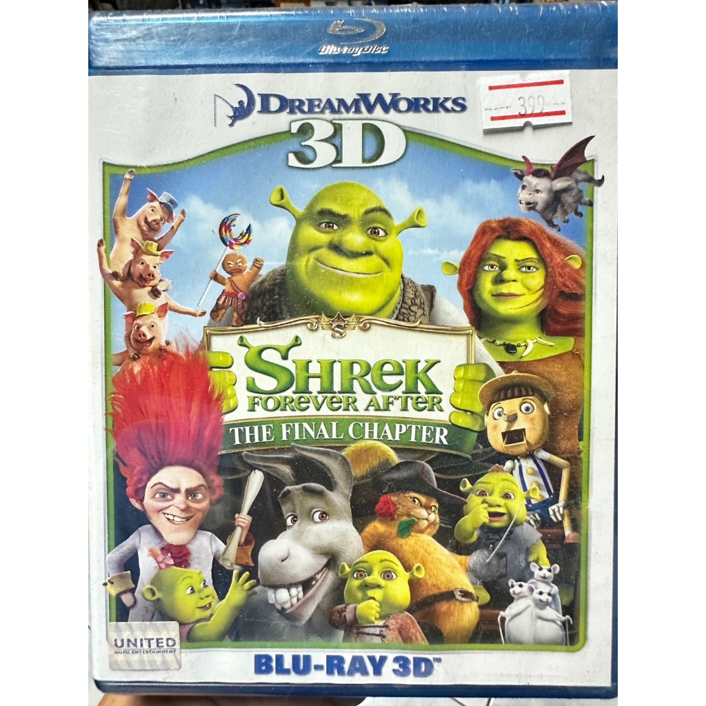 Blu-ray 3D : Shrek Forever After: The Final Chapter (2010) เชร็ค สุขสันต์นิรันดร " Dream Work Animat