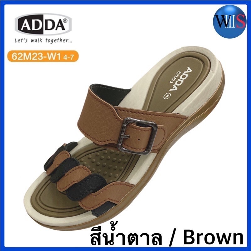 ADDA รองเท้าแตะแบบสวม รุ่น 62M23-W1 / 62M08-W1 / 62M19-W1