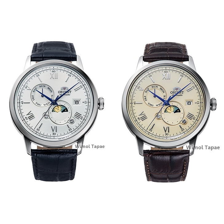 (ประกันศูนย์ไทย) Orient Bambino Sun and Moon 41.5mm Automatic Classic Watch