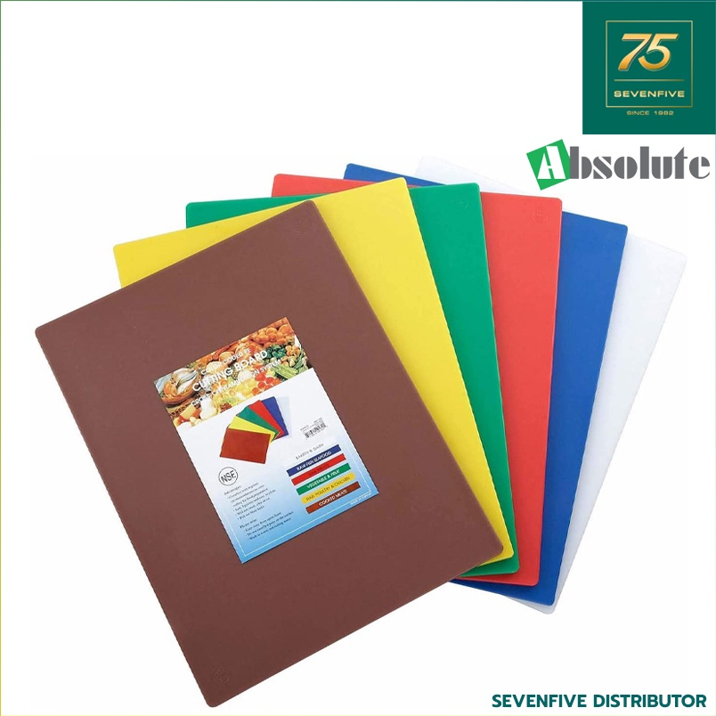 เขียงพลาสติกPE ขนาด60x40ซม. หนา2ซม. วัสดุฟู้ดเกรด ABSOLUTE ASL1-CB6040C
