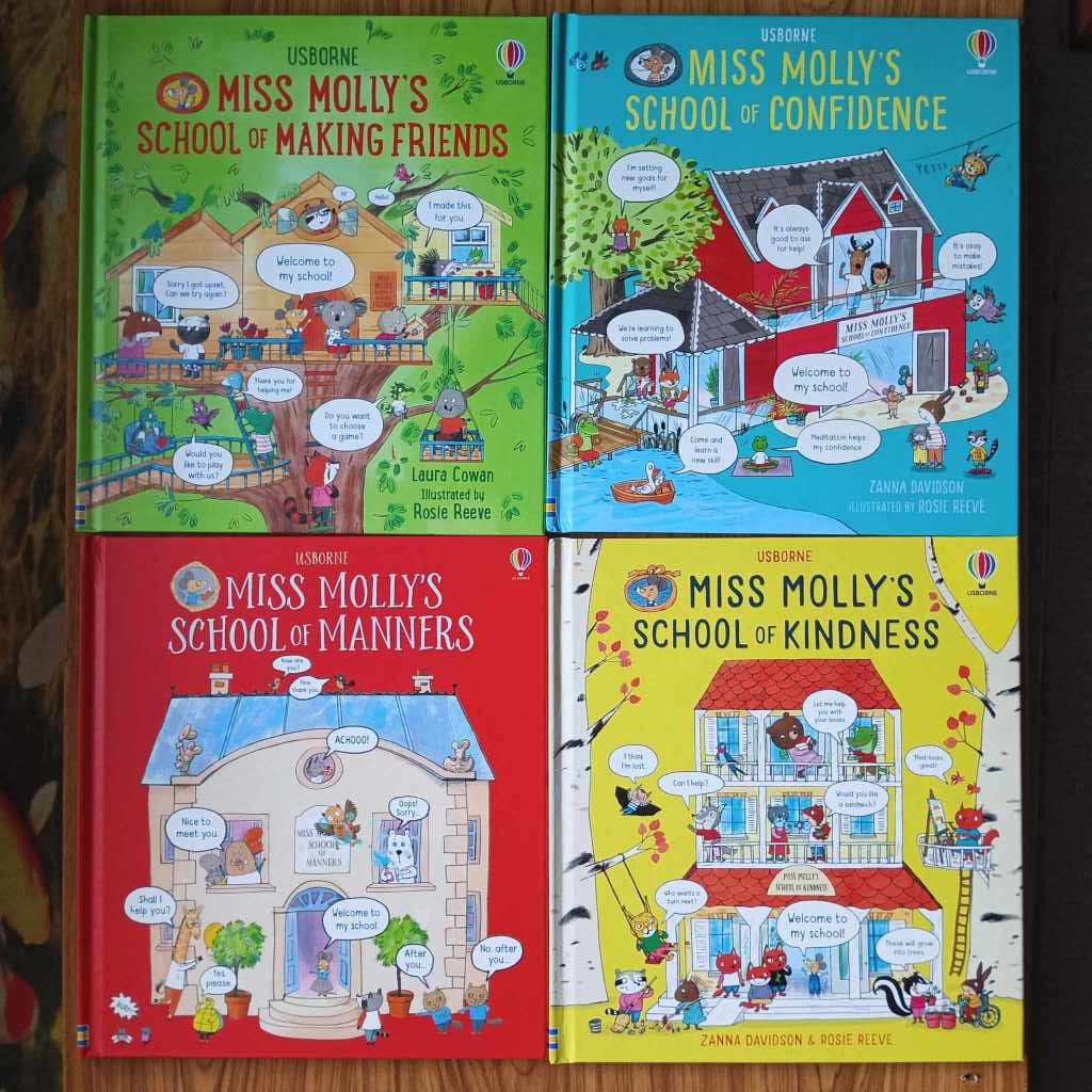 หนังสือ Miss Molly's School of Kindness / Manners / Confidence / Making Friends ภาษาอังกฤษ ปกแข็ง