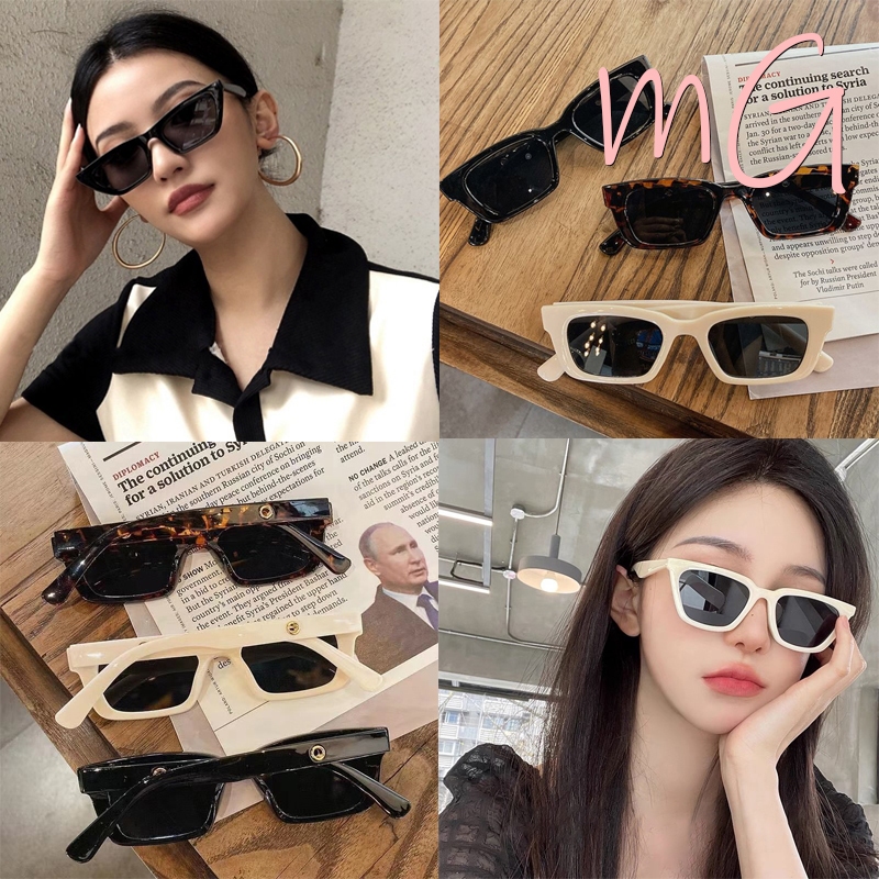 [ส่งจากกทม] My Girl แฟชั่นเกาหลี แว่นตากันแดด hip-hop เรโทร เครื่องประดับแฟชั่น Unisex มี 17 รุ่น