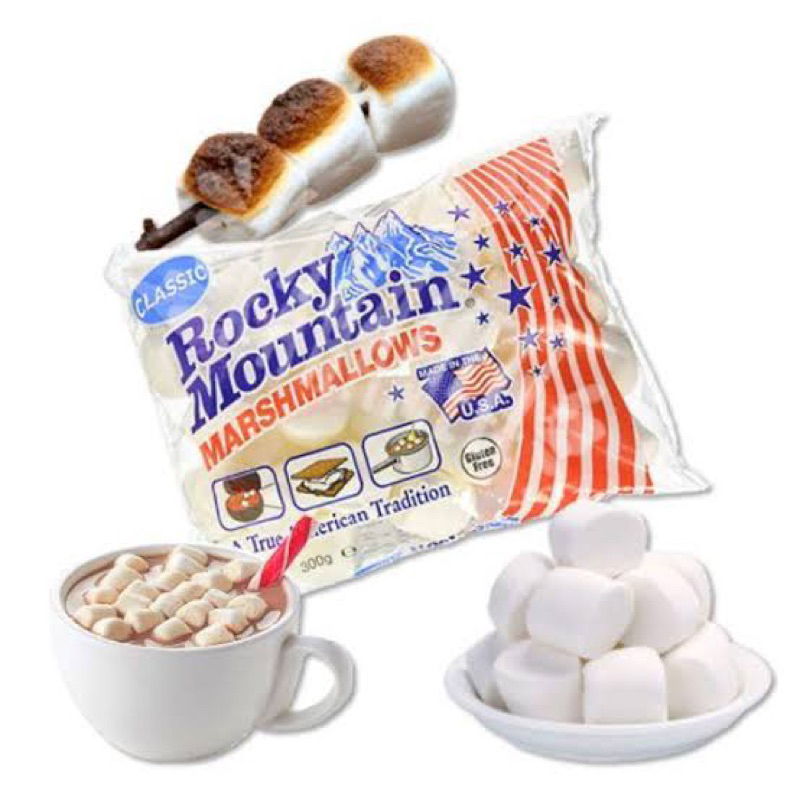 Rocky mountain marshmallow big/mini  150g. ร็อคกี้ เมาเทน มาร์ชเมลโลว์ แบบใหญ่ และเล็ก จากอเมริกา🇺🇸