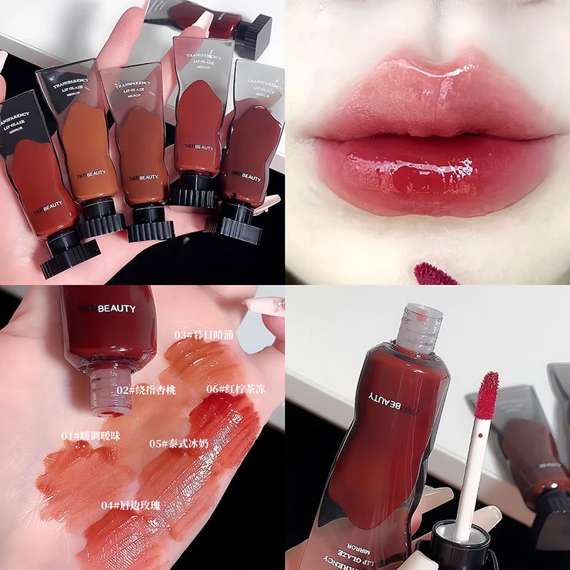 ลิปสติกก้อนน้ำแข็ง เนื้อแมตต์กํามะหยี่ เนื้อแมตต์ ใส สีขาว ไม่จุ่มง่าย
