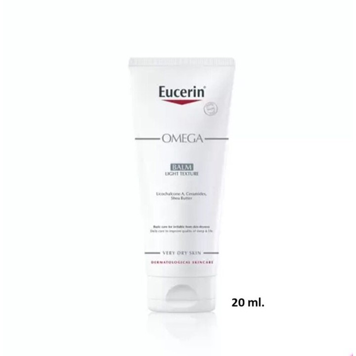 ใหม่!!! Eucerin omega balm light texture 200 ml ยูเซอรีนโอเมก้า บาล์ม ใช้ได้ตั้งแต่แรกเกิด