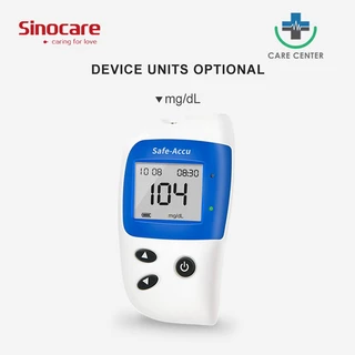 🔥ของแท้ รับประกัน 3 ปี 🔥เครื่องวัดน้ำตาลในเลือด (หน่วยวัด mg/dl) Sinocare Safe-Accu 2 เครื่องตรวจเบาหวาน วัดเบาหวาน