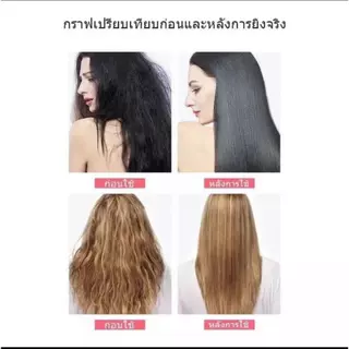 ครีมยืดผม LOHO MOKERU ครีมยืดผมแบบหวี นํ้ายายืดผมตรงแบบหวี พร้อมบำรุง ครีมยืดผมถาวร ยายืดผม ครีมยืดผมตรงเคราติน หวีผมตรง