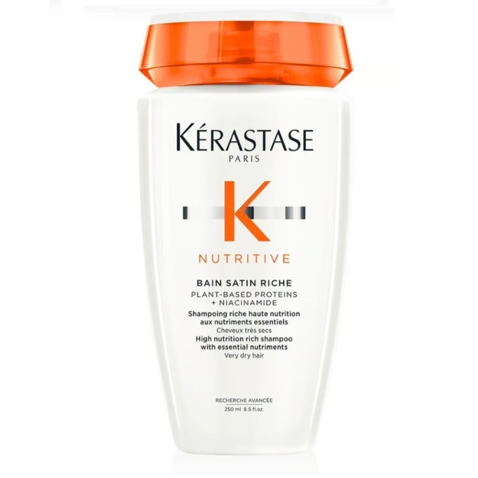 Kerastase Nutritive Bain Satin Riche High Nutrition Rich Shampoo with Essential Nutriments (Very Dry Hair) 250 ml