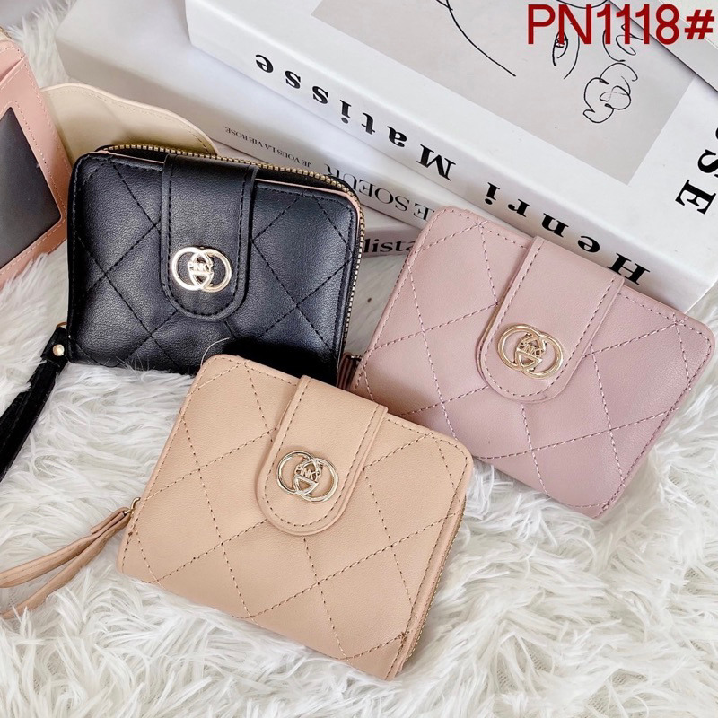 PN1118#กระเป๋าสตางค์ PINKY พร้อมส่ง