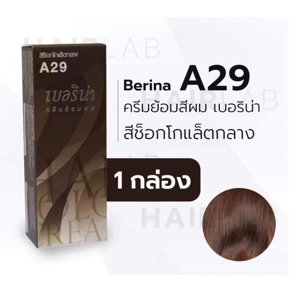 เบอริน่า A29 สีย้อมผม สีช็อกโกแล็ตกลาง