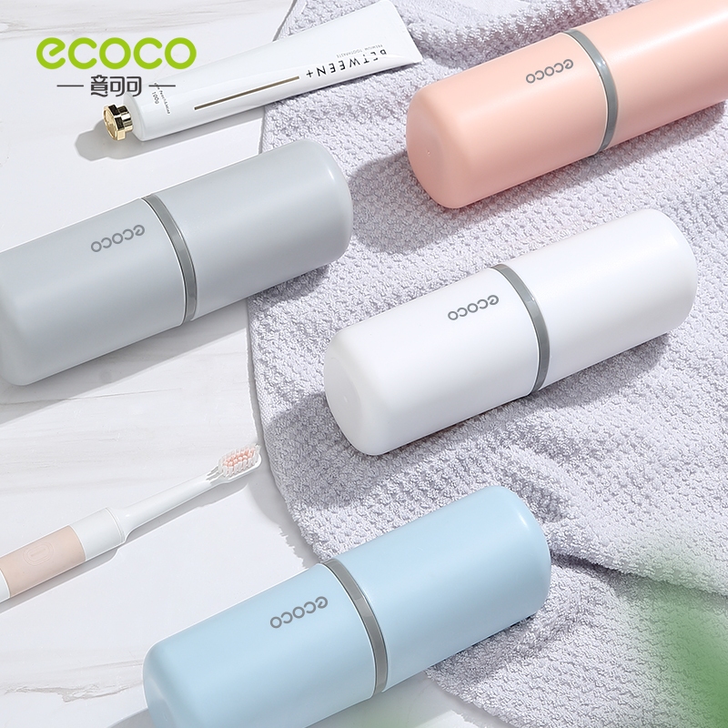 [พร้อมส่ง]Ecoco กล่องใส่แปรงสีฟัน แบบ พกพา สําหรับเดินทาง ห้องน้ํา มี 4 สี - รูปที่ 4