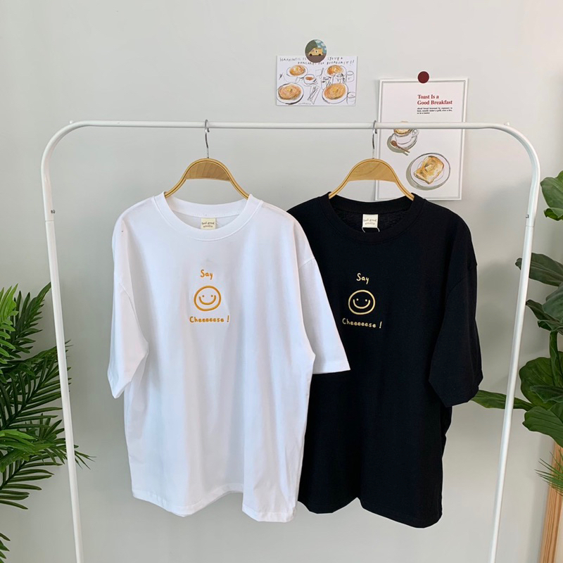 พร้อมส่ง🧸เสื้อยืดOversize feelgood cheeeees! - รูปที่ 6
