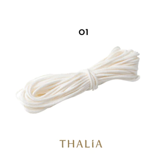 ไส้เทียนฝ้ายขาวแบบไม่เคลือบ Cotton Wick รุ่นGK,O (10 เมตร)