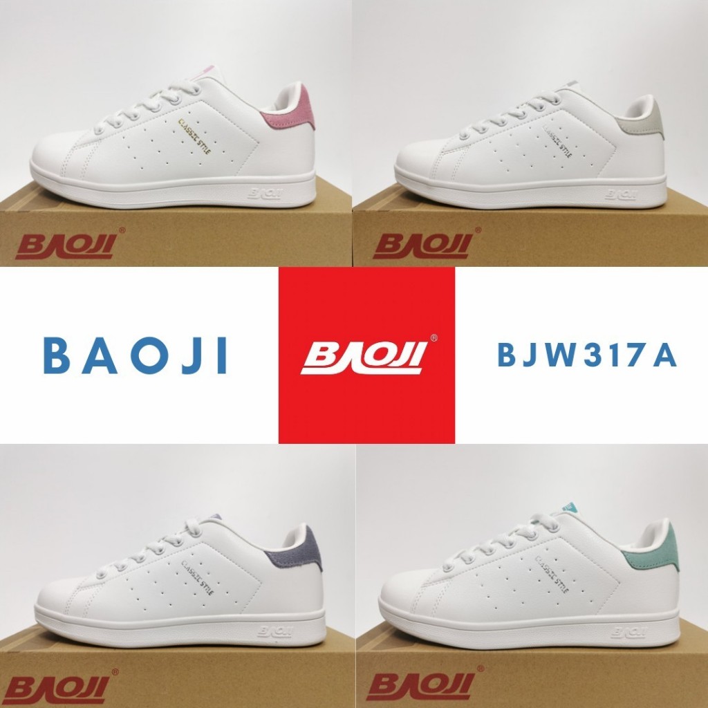 *รุ่นขายดี* Baoji317a​ รองเท้าผ้าใบบาโอจิ รองเท้าผ้าใบผู้หญิง รุ่น BJW317A